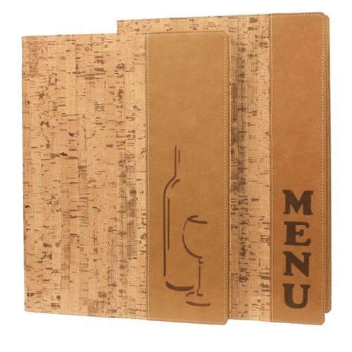 Securit Porte Carte à Vin Design Cork A4