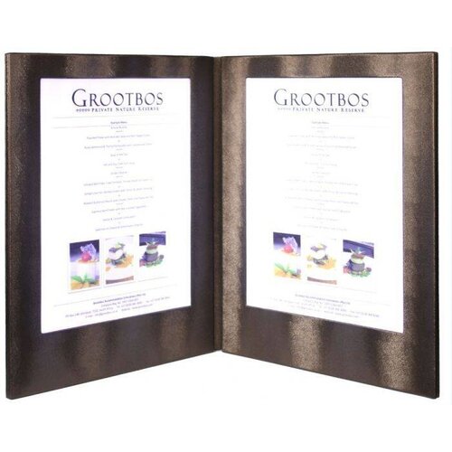 Securit Protège-Menu LED A4 DOUBLE - Cuivre