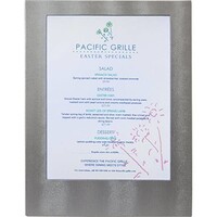 Protège-Menu LED A4 SIMPLE - Argent