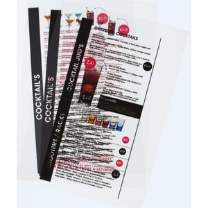 Securit Inserts Transparents A4 Inkt Jet - 20 Pièces