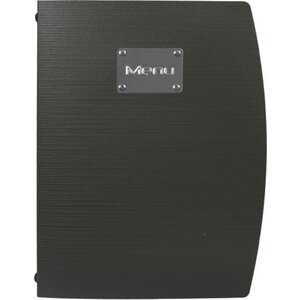 Securit Protège-Menu Rio A4 - Respectueux De l’Environnement - Noir