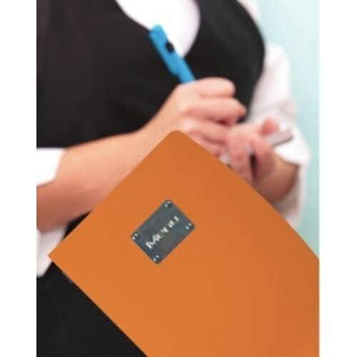 Securit Protège-Menu Rio A4 - Respectueux De l’Environnement - Orange