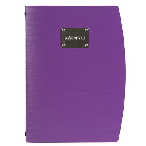 Securit Protège-Menu Rio A4 - Respectueux De l’Environnement - Mauve