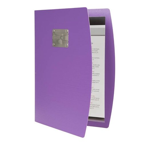 Securit Protège-Menu Rio A4 - Respectueux De l’Environnement - Mauve