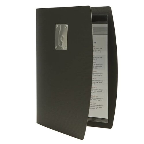 Securit Porte Carte à Vin Rio A4 - Respectueux De l’Environnement - Noir