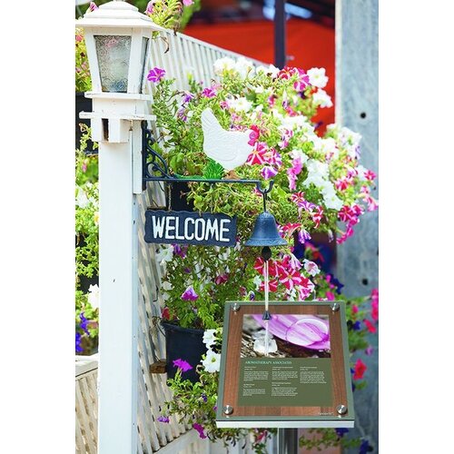 Securit Vitrine D'Affichage Menus en Noyer | 1xA4 | PIED VENDU SEPAREMENT