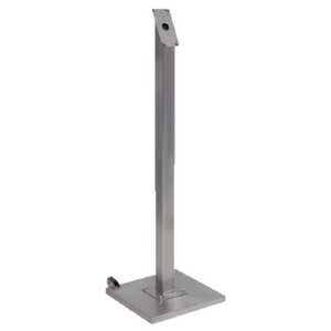 Securit Support De Vitrine D'Affichage Menus Inox Deluxe - 1200(h)mm