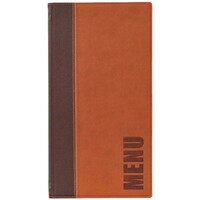 Protège-Menu Trendy Long - A4 et A5 - Marron