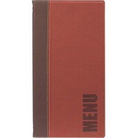 Protège-Menu Trendy Long - A4 et A5 - Bordeaux