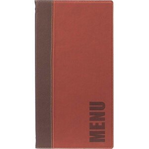 Securit Protège-Menu Trendy Long - A4 et A5 - Bordeaux