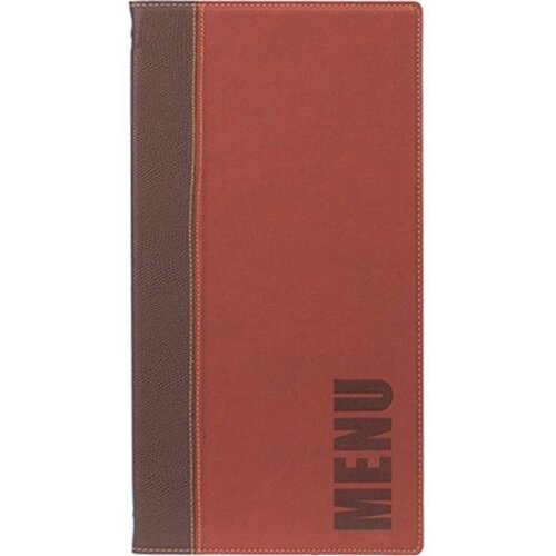 Securit Protège-Menu Trendy Long - A4 et A5 - Bordeaux
