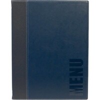 Protège-Menu Trendy A4 - Bleu