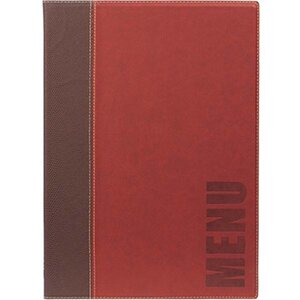 Securit Protège-Menu Trendy A4 - Bordeaux Securit Protège-Menu Trendy A4 - Bordeaux