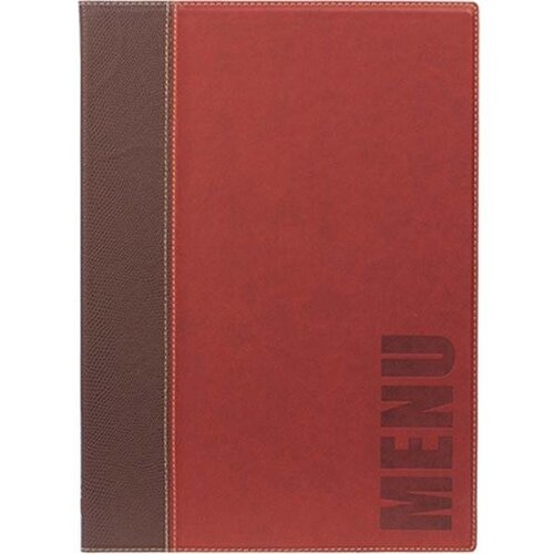 Securit Protège-Menu Trendy A4 - Bordeaux