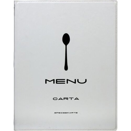 Securit Protège-Menu Design A4 - Blanc Securit Protège-Menu Design A4 - Blanc