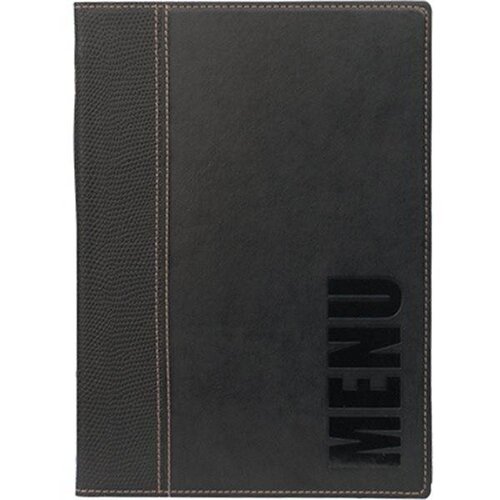 Securit Protège-Menu Trendy A5 - Noir Securit Protège-Menu Trendy A5 - Noir