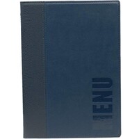 Protège-Menu Trendy A5 - Bleu