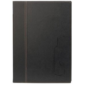 Securit Porte Carte à Vin Trendy A4 - Noir Securit Porte Carte à Vin Trendy A4 - Noir