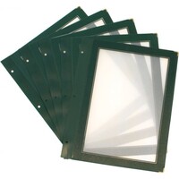 Inserts Pour Protège-Menu WOOD - Vert A5 - 5 Pièces