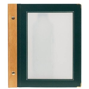 Securit Protège-Menu WOOD - A5 Vert