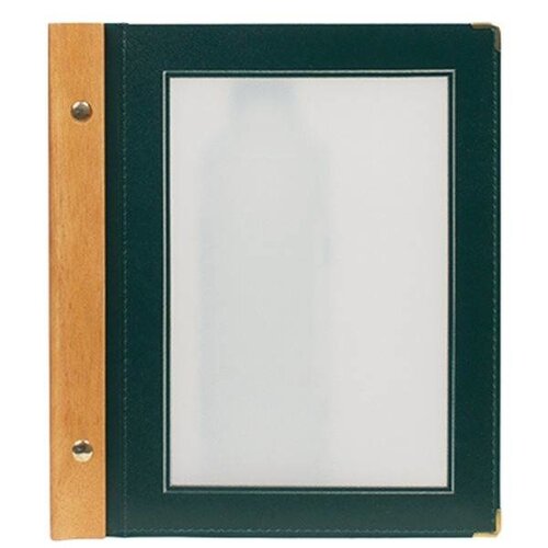 Securit Protège-Menu WOOD - A5 Vert