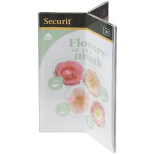 Securit Porte Affiche de Table Transparent - Disponibles En 2 Tailles Securit Porte Affiche de Table Transparent - Disponibles En 2 Tailles