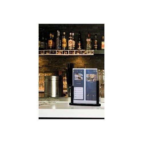 Securit Porte Affiche De Table Noir - Disponibles En 3 Tailles