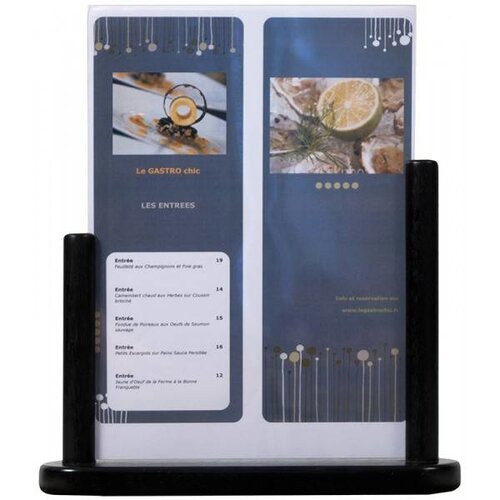 Securit Porte Affiche De Table Noir - Disponibles En 3 Tailles