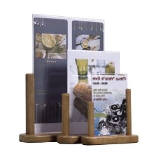 Securit Porte Affiche De Table Teck - Disponibles En 3 Tailles Securit Porte Affiche De Table Teck - Disponibles En 3 Tailles