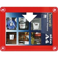 Porte Affiche Rouge - A4