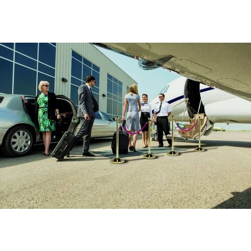 Securit Pilier de Barrière Or | Boule en Haut | 13(!)kg | 100cm