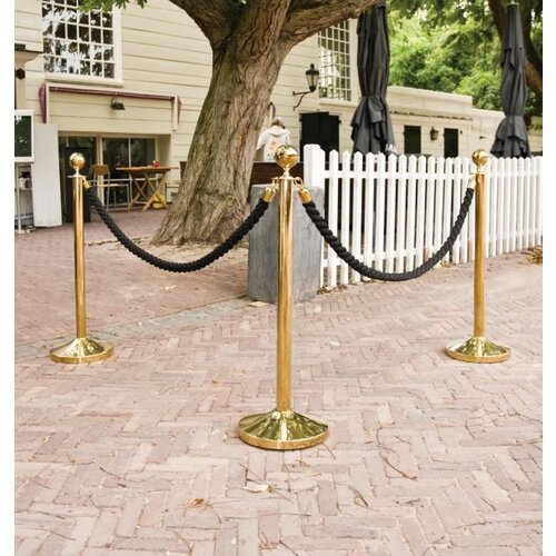 Securit Corde Bronze Tressée | Embouts Chrome | 150cm