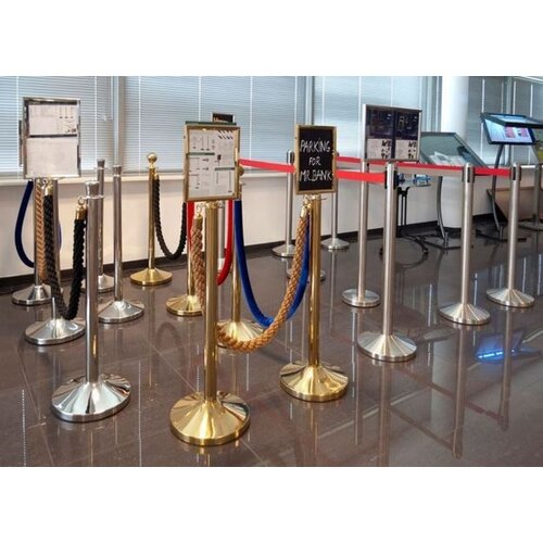 Securit Corde Bleue | Embouts  Chrome | 150cm