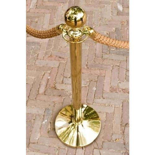 Securit Corde Bronze Tressée | Embouts Or | 150cm