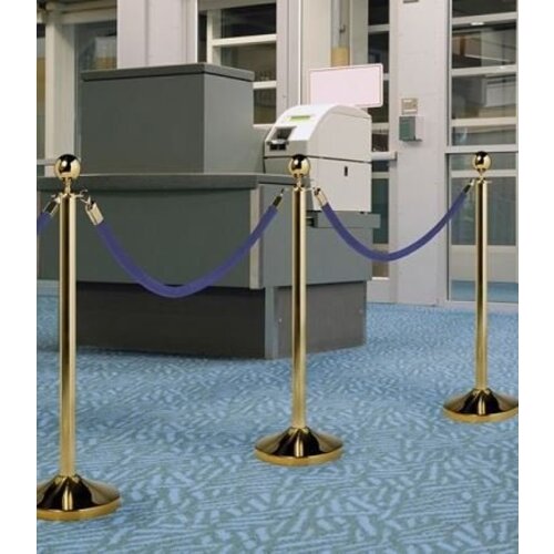 Securit Corde Bleu | Embouts Or | 150cm