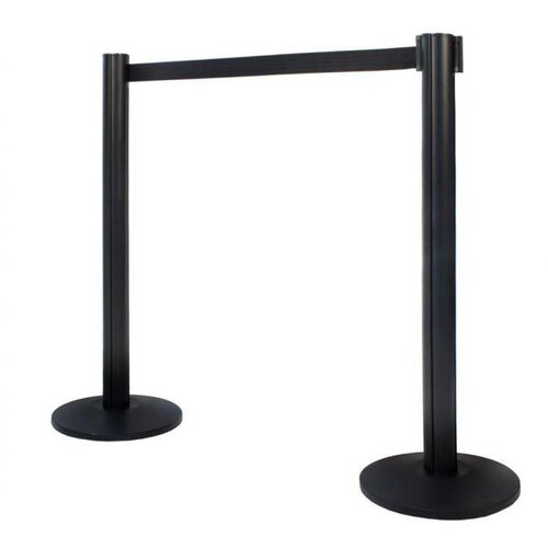 Securit Pilier Noir | Corde Rectable Noir | 13(!)kg | USAGE INTENSIF