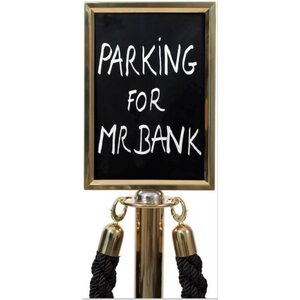 Securit Présentoir Pour Poteau D'Accueil Or - A4