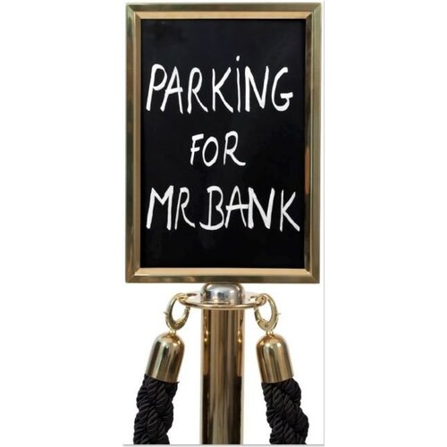 Securit Présentoir Pour Poteau D'Accueil Or - A4