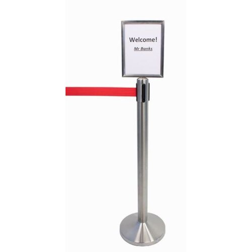 Securit Porte Affiche Pour Poteau Réctable - A4