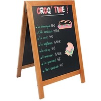 Chevalet Ardoise Teck - 850x550mm