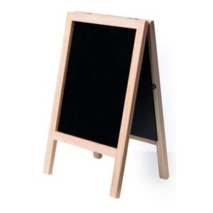 Securit Ardoise De Table Mini Hêtre - 240x150x20mm Securit Ardoise De Table Mini Hêtre - 240x150x20mm