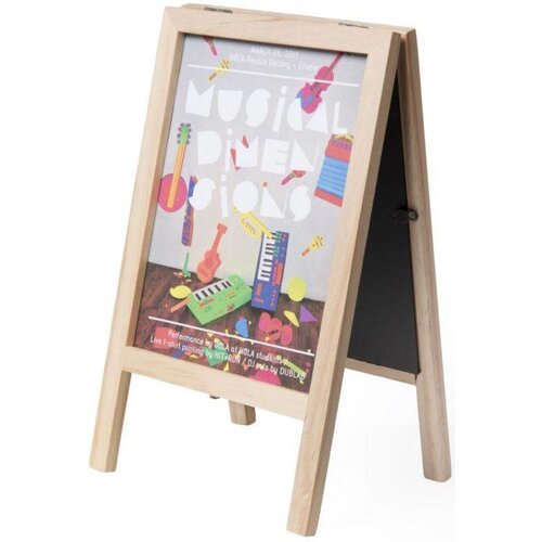 Securit Ardoise De Table Mini Hêtre - 240x150x20mm