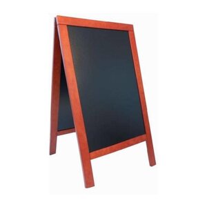 Securit Chevalet Ardoise Acajou - 1380x700mm Securit Chevalet Ardoise Acajou - 1380x700mm