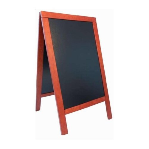 Securit Chevalet Ardoise Acajou - 1380x700mm Securit Chevalet Ardoise Acajou - 1380x700mm