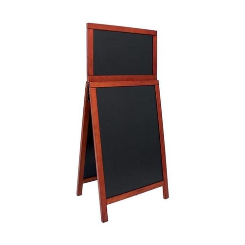 Securit Chevalet Ardoise Acajou - 1200x550mm