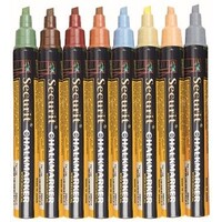Lot De 8 Feutres Craie - 2-6mm Couleurs Terre
