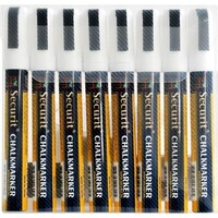 Lot De 8 Feutres Craie - 2-6mm Blancs