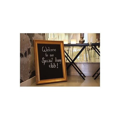 Securit Ardoise Murale Couleur 'Or' - 750x1050mm Securit Ardoise Murale Couleur 'Or' - 750x1050mm