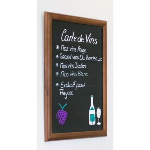 Securit Ardoise Murale Universel - Acajou - 500x600mm