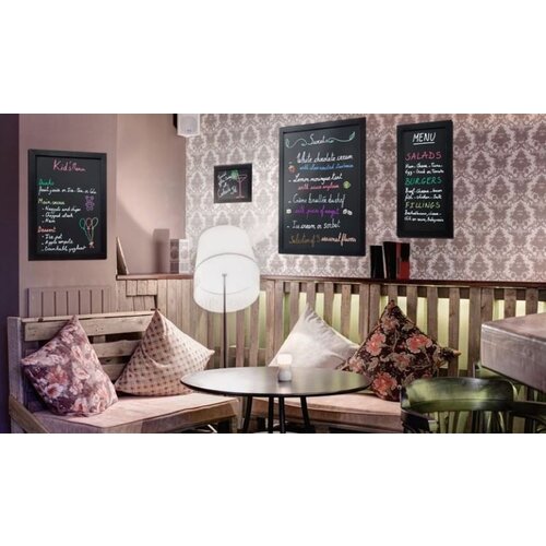 Securit Ardoise Murale Noir Premier - 600x800mm